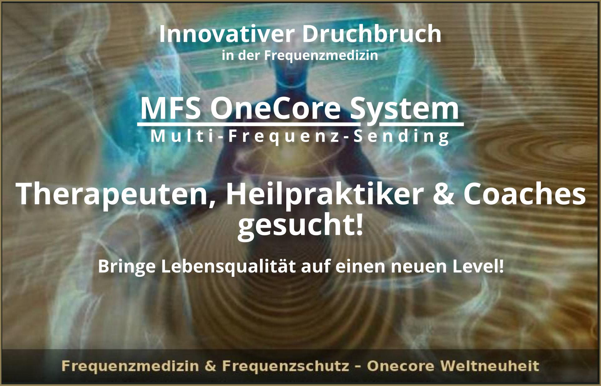 MFS OneCore System Therapeuten gesucht PopUp